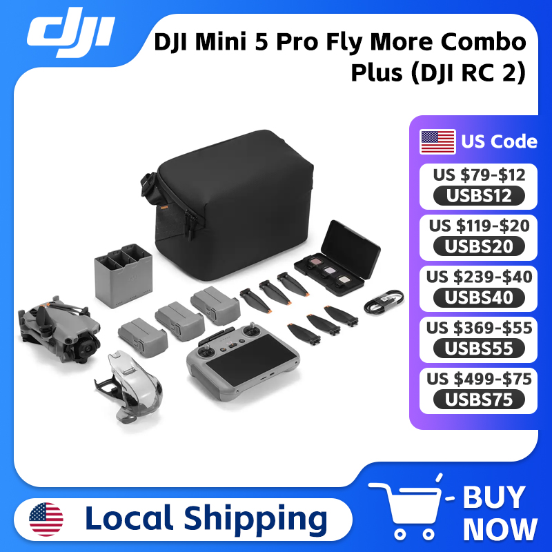 Drone Gimbal 2 Axis - DJI Mini 5 Pro Fly More