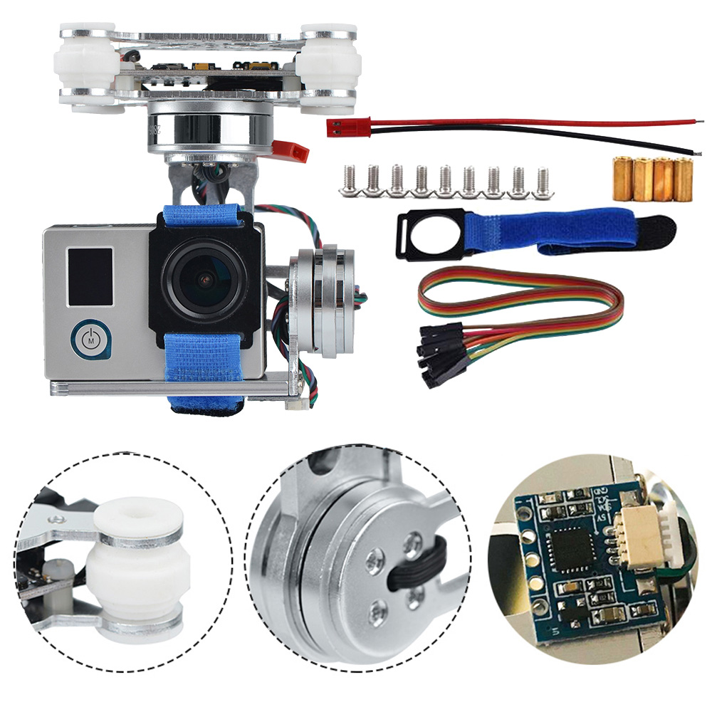 RCTOSKY 3-Axis Brushless Gimba - Drone Gimbal Mount ulasan dan harga