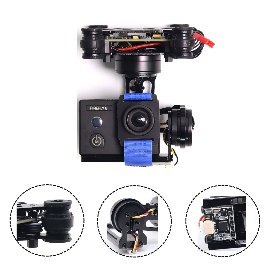 RCTOSKY 3-Axis Brushless Gimba - Drone Gimbal Mount ulasan dan harga